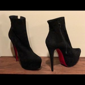 Christian Louboutin Daffodile Suede Bootie